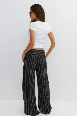Gina Tricot Wide eg trouer Svart Online