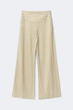 Gina Tricot Wide eg trouer Beige Hot
