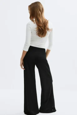 Gina Tricot Wide eg trouer Svart Outlet