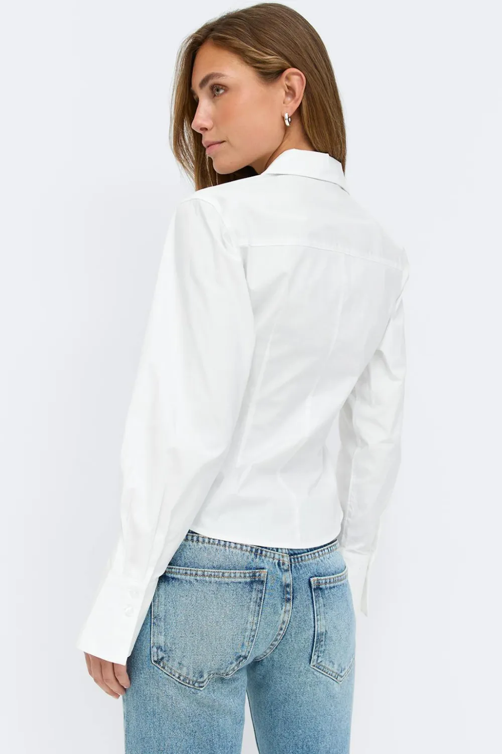 Gina Tricot Wrap hirt Hvit Discount