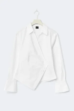 Gina Tricot Wrap hirt Hvit Discount