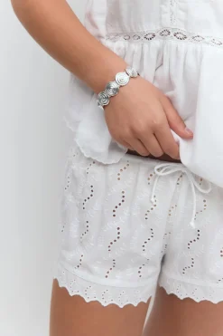 Gina Tricot Y anglaise shorts Hvit Hot
