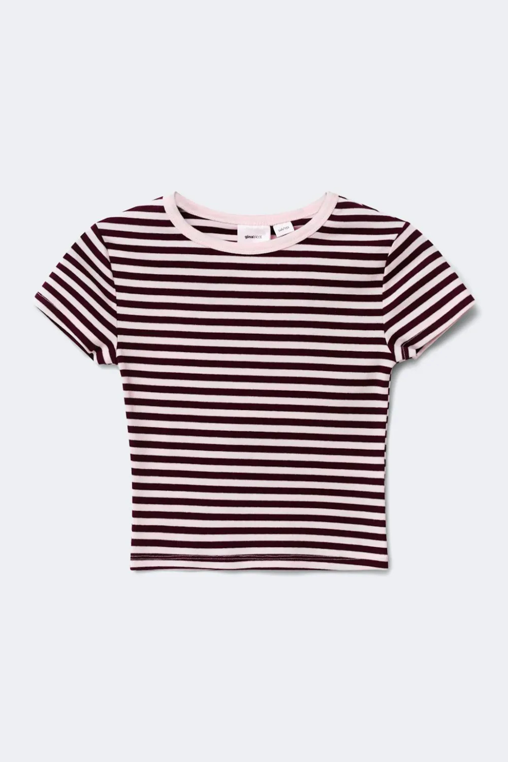 Gina Tricot Y baby tee Rosa Sale