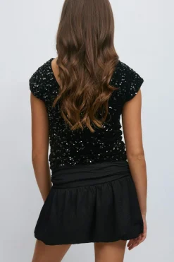 Gina Tricot Y balloon skirt Svart