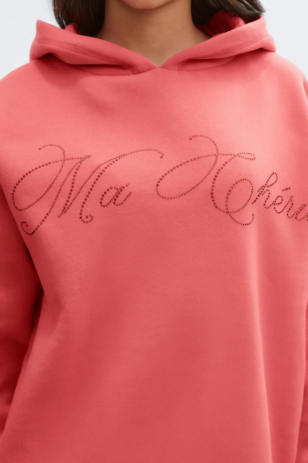 Gina Tricot Y basic hood Rosa Online