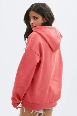 Gina Tricot Y basic hood Rosa Online