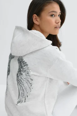 Gina Tricot Y basic hood Grå Sale