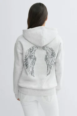 Gina Tricot Y basic hood Grå Sale