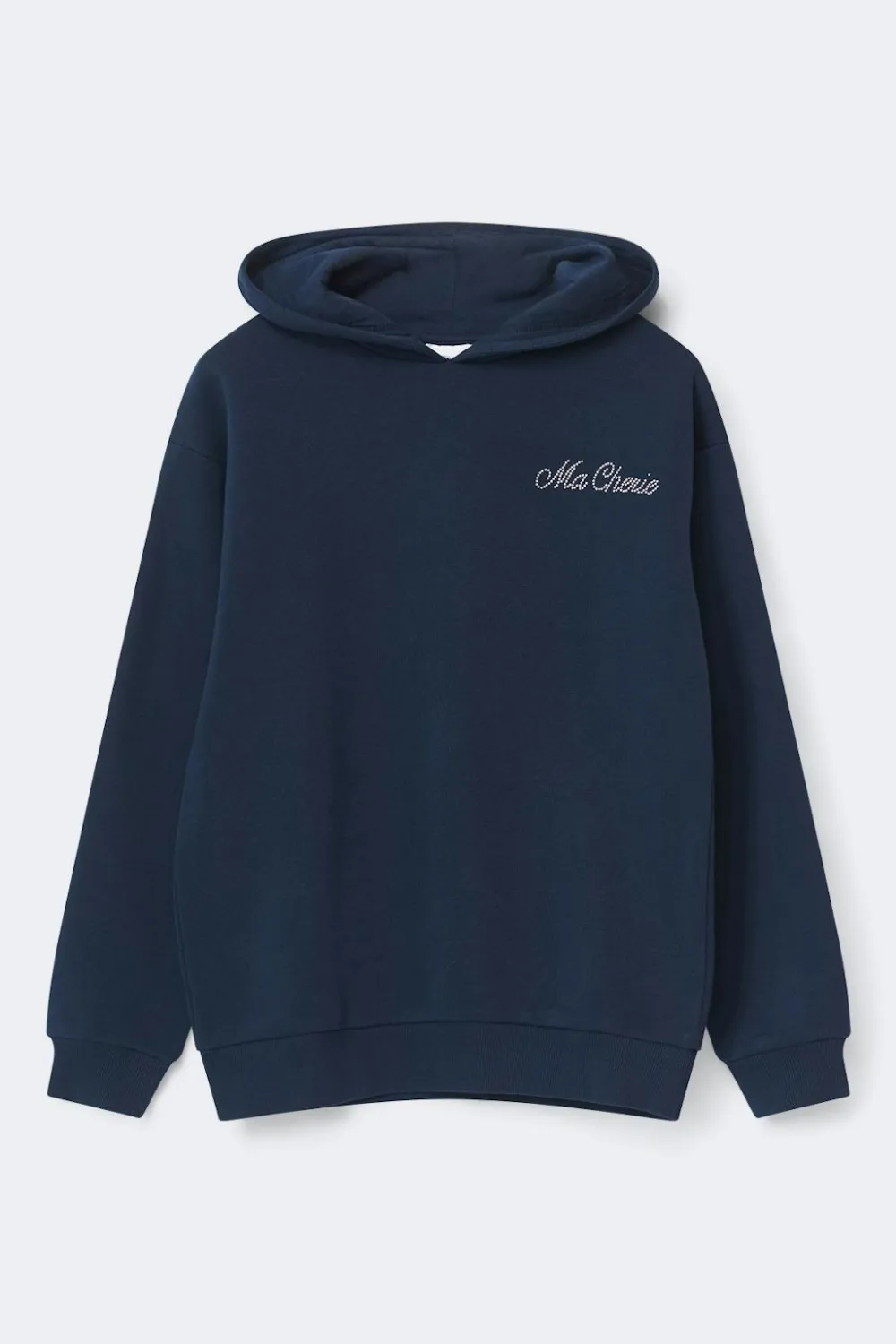 Gina Tricot Y basic hood Blå Online