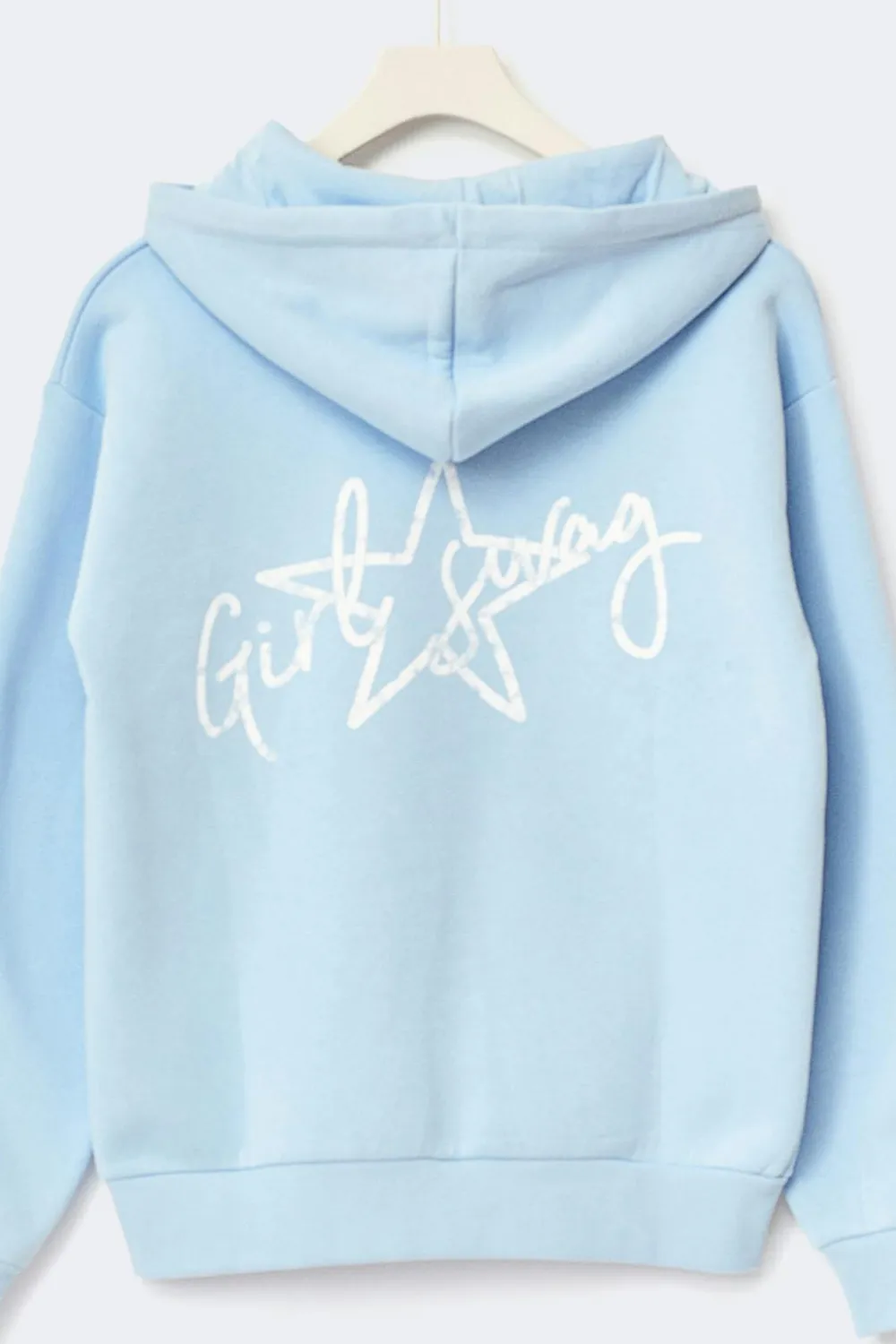 Gina Tricot Y basic hood Blå Discount