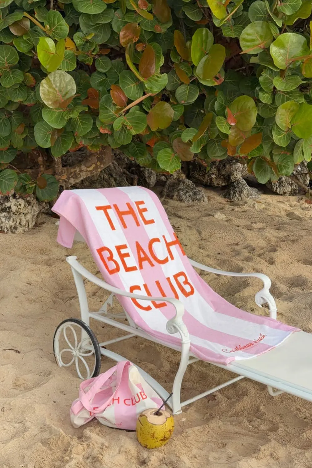 Gina Tricot Y beach towel Hvit Discount