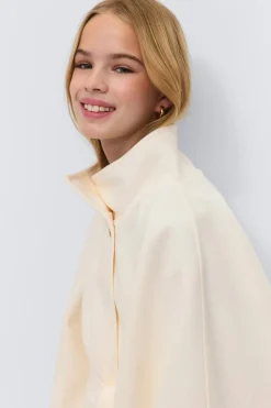 Gina Tricot Y belted cape Hvit Outlet