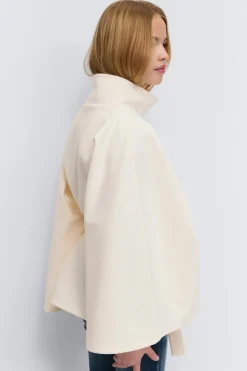 Gina Tricot Y belted cape Hvit Outlet
