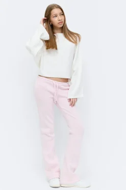Gina Tricot Y de-lowlow sweatpants Rosa Hot