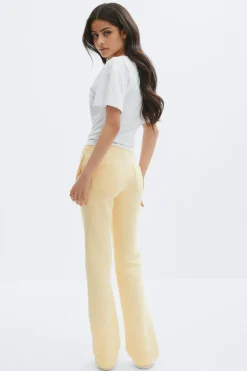 Gina Tricot Y de-lowlow sweatpants Gul Sale