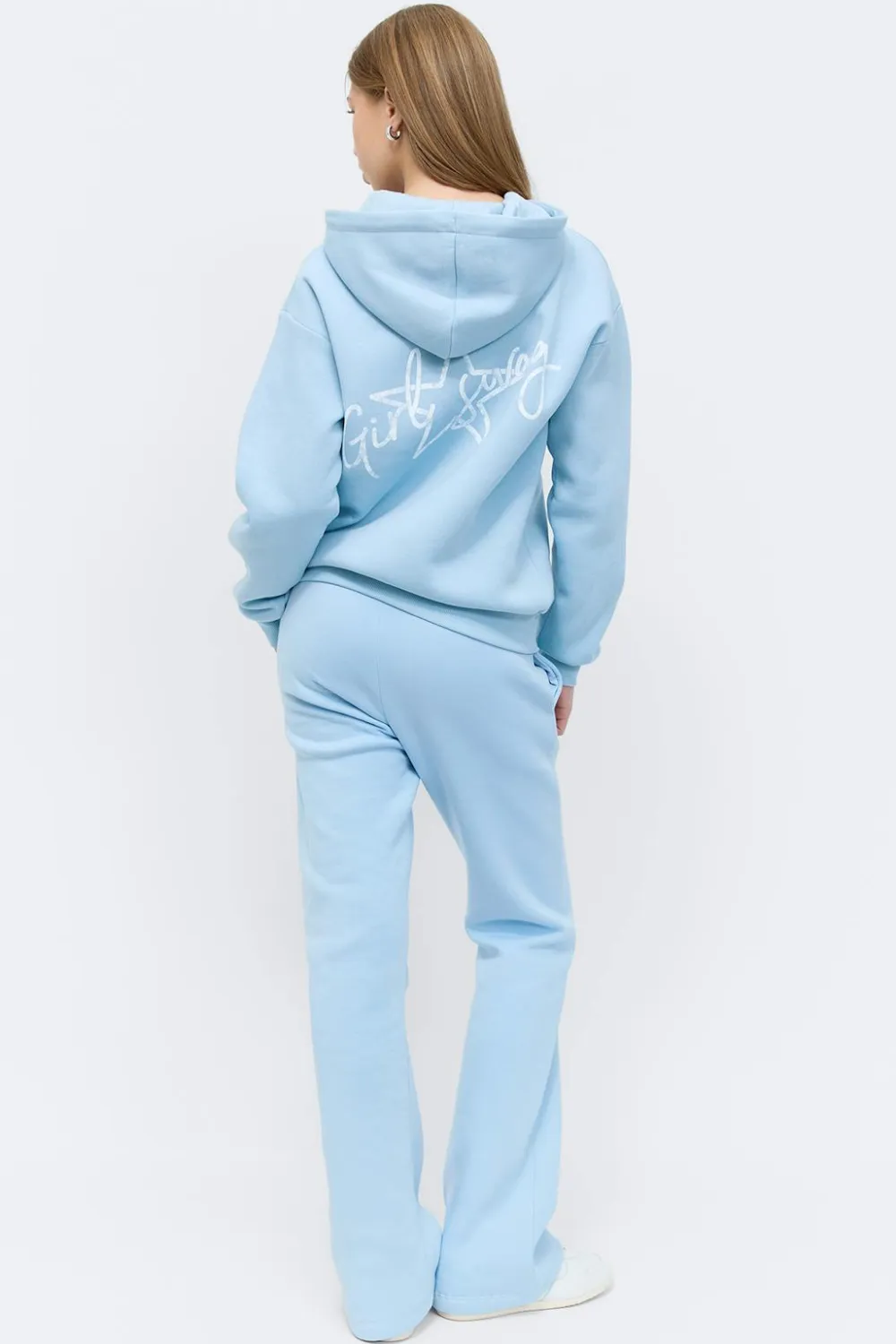 Gina Tricot Y de-lowlow sweatpants Blå Discount