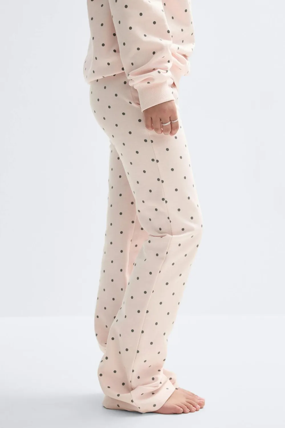 Gina Tricot Y de-lowlow sweatpants tall Rosa Clearance
