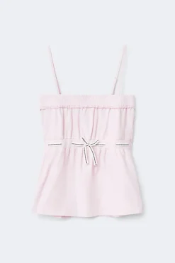 Gina Tricot Y detail top Rosa Clearance