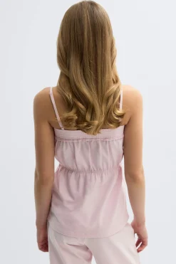 Gina Tricot Y detail top Rosa Clearance
