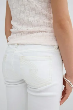Gina Tricot Y dixie low flare jeans Hvit Sale