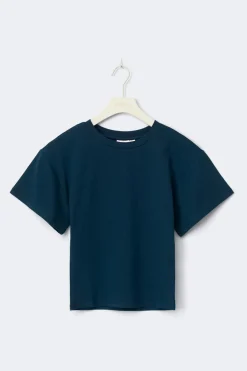 Gina Tricot Y fitted tee Blå Online