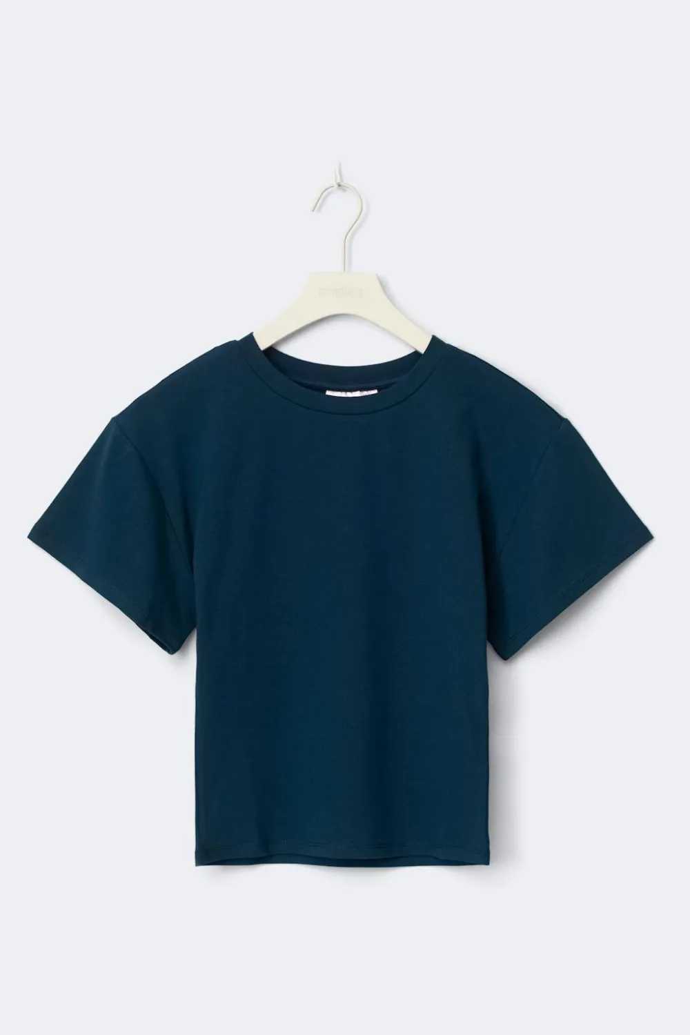 Gina Tricot Y fitted tee Blå Online