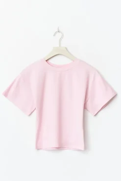 Gina Tricot Y fitted tee Rosa Best