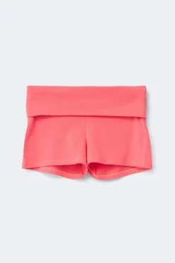 Gina Tricot Y folded waist shorts Rød Outlet