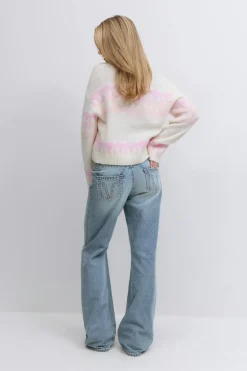 Gina Tricot Y for real low loose jeans Blå