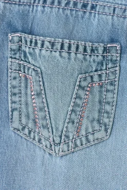 Gina Tricot Y for real low loose jeans Blå