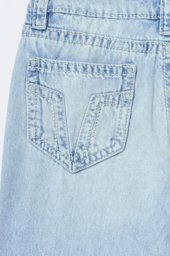 Gina Tricot Y for real low loose jeans Blå Best