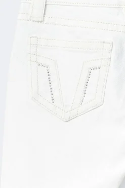 Gina Tricot Y for real low tall jeans Hvit Online