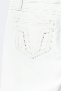 Gina Tricot Y for real low waist jeans Hvit Best
