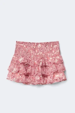 Gina Tricot Y frill skirt Rosa Best