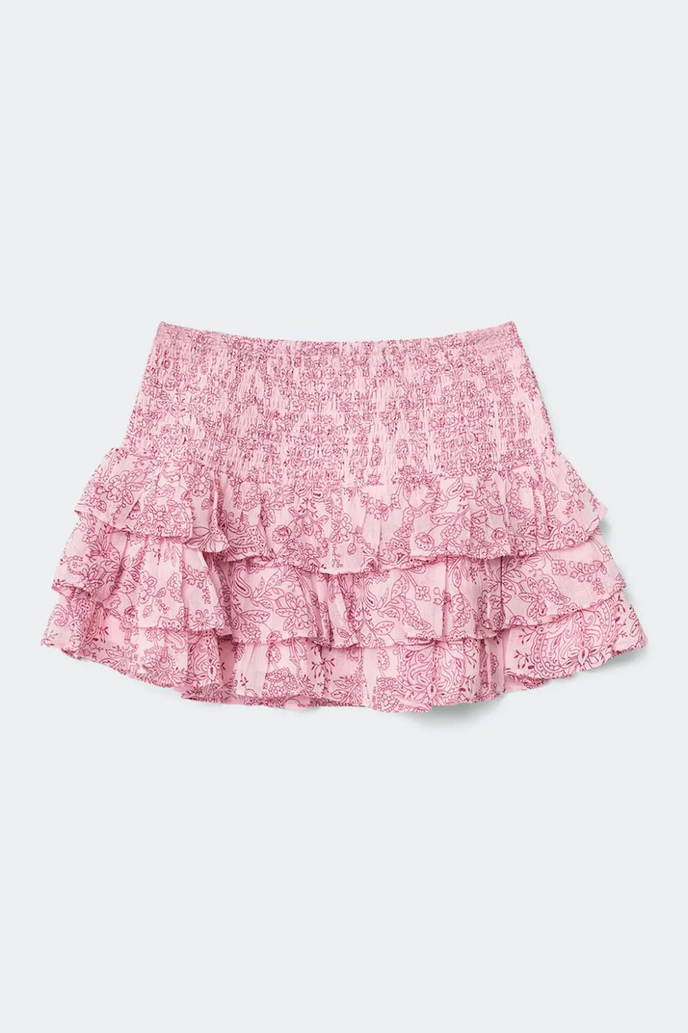 Gina Tricot Y frill skirt Rosa