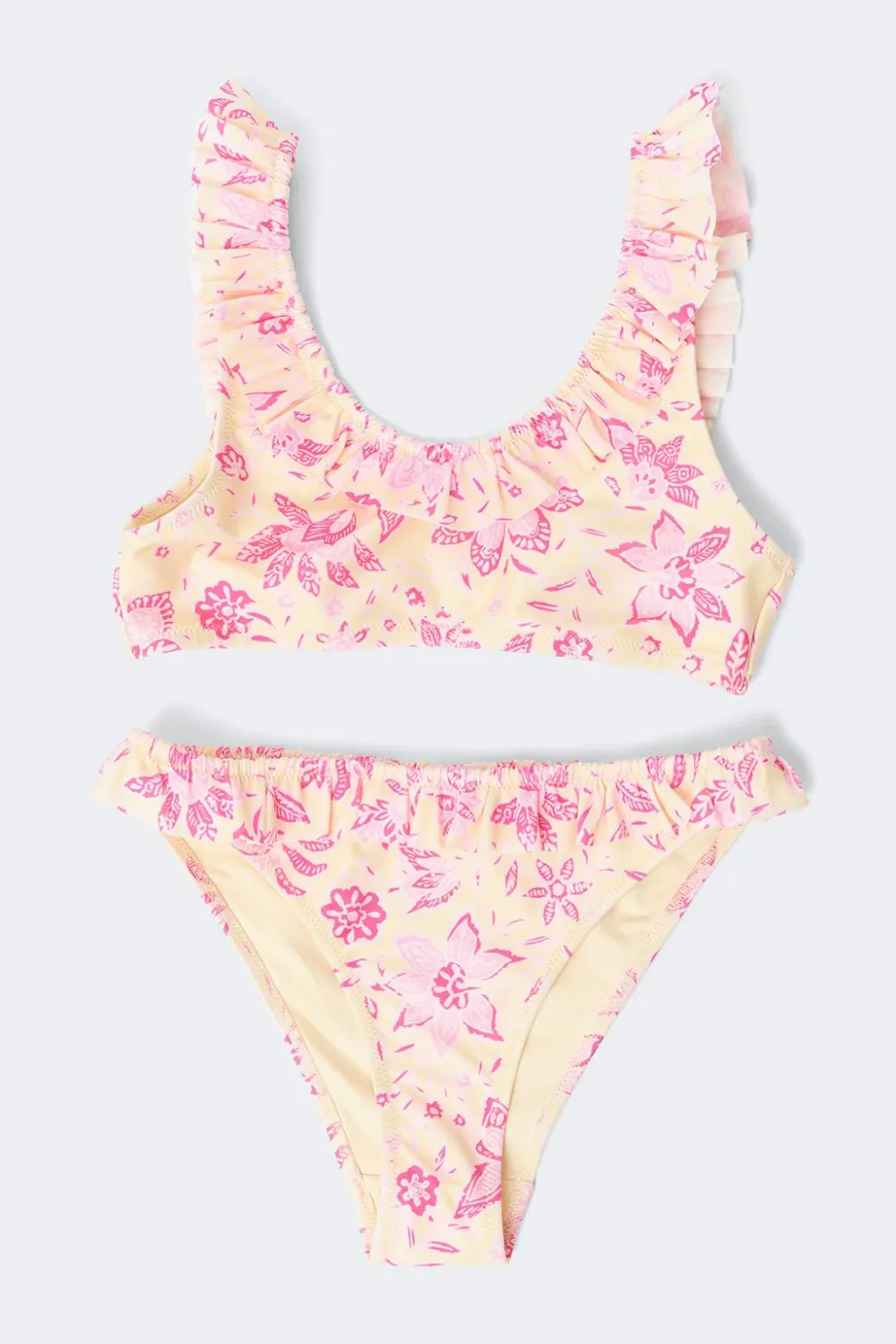 Gina Tricot Y grace ruffle bikini set Rosa Discount