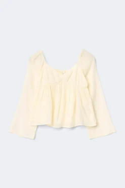 Gina Tricot Y heart shape blouse Gul Best