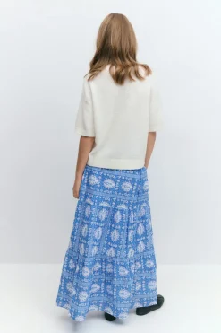 Gina Tricot Y iconic boho maxi skirt Blå New