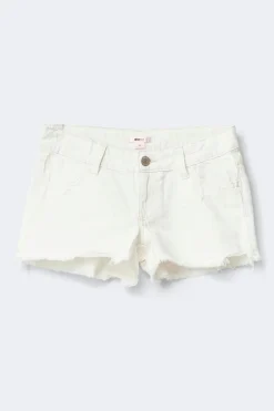 Gina Tricot Y jeanique low denim shorts |Hvit Clearance