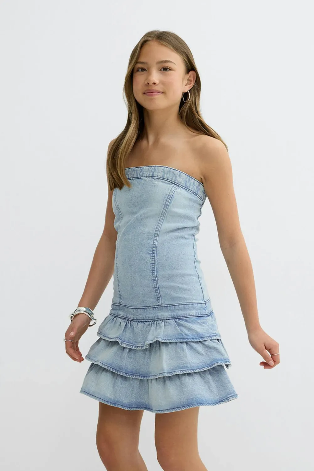 Gina Tricot Y jeanqueen smock dress Blå New
