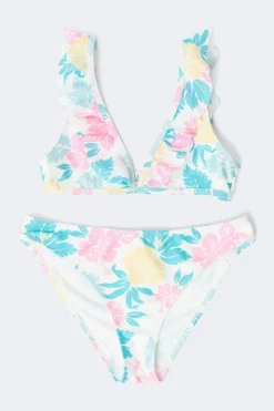 Gina Tricot Y kiana frill bikini set Blå Hot