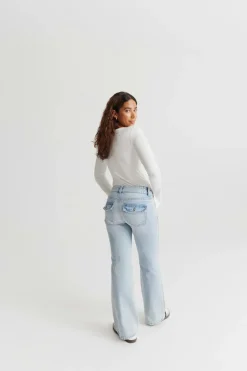 Gina Tricot Y2k jeans Blå Discount