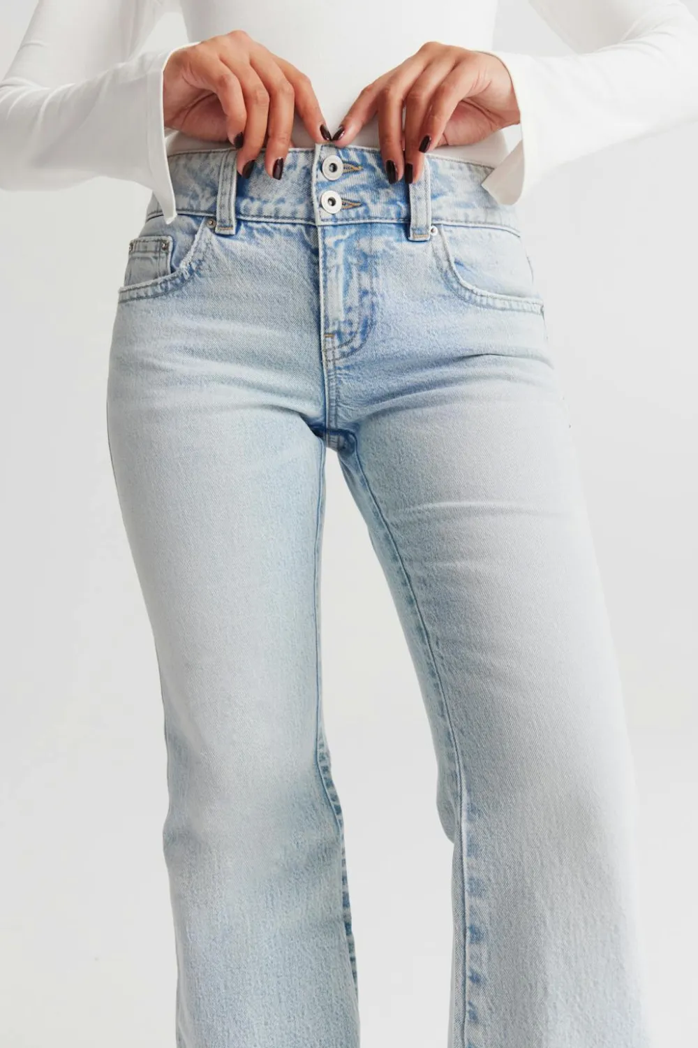 Gina Tricot Y2k jeans Blå Discount