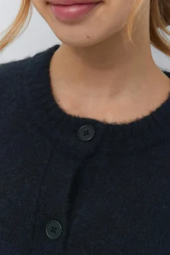 Gina Tricot Y knitted cape cardigan Blå Best