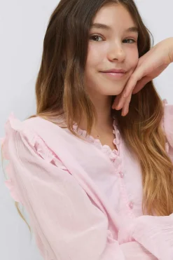Gina Tricot Y long sleeve blouse Rosa Outlet