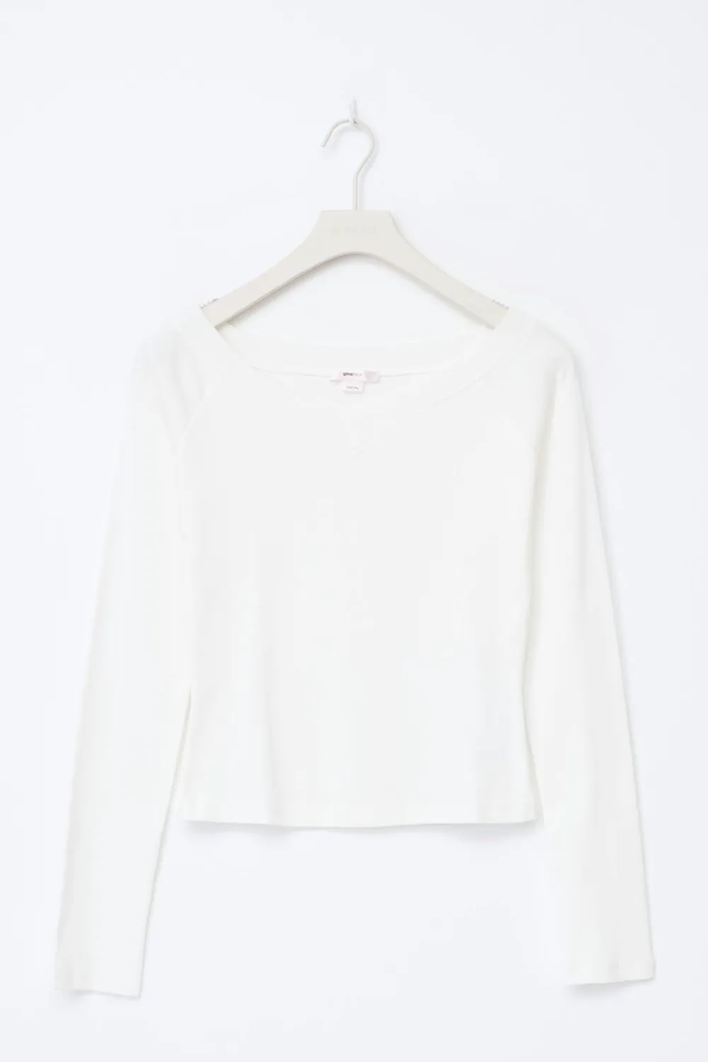 Gina Tricot Y long sleeve top Hvit Discount