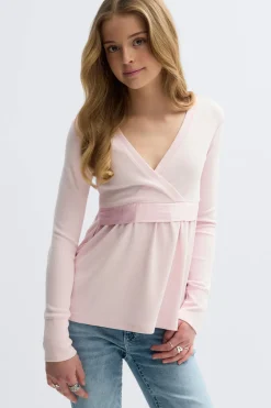Gina Tricot Y long sleeve top Rosa