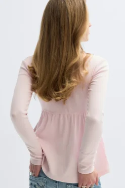 Gina Tricot Y long sleeve top Rosa