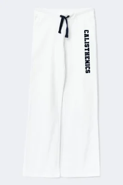 Gina Tricot Y low flare sweatpants Hvit Outlet