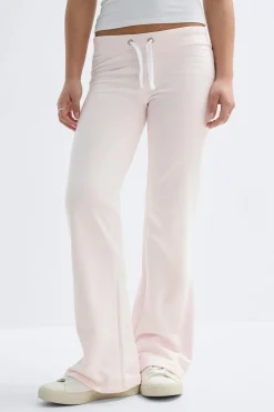 Gina Tricot Y low flare sweatpants Rosa Clearance
